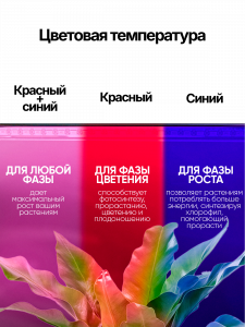 Фитолампа для растений на штативе с таймером Огонек OG-LDP07